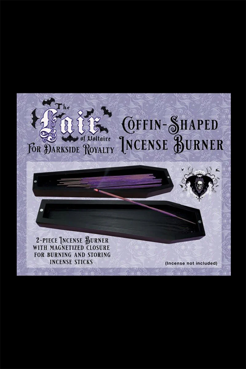 2 Piece Coffin-Shaped Incense Burner - Image 2