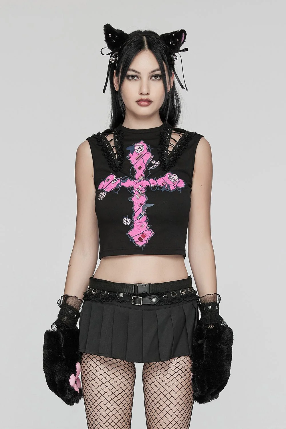 9 Lives Cat Ear Headband and Tail Set - Image 9