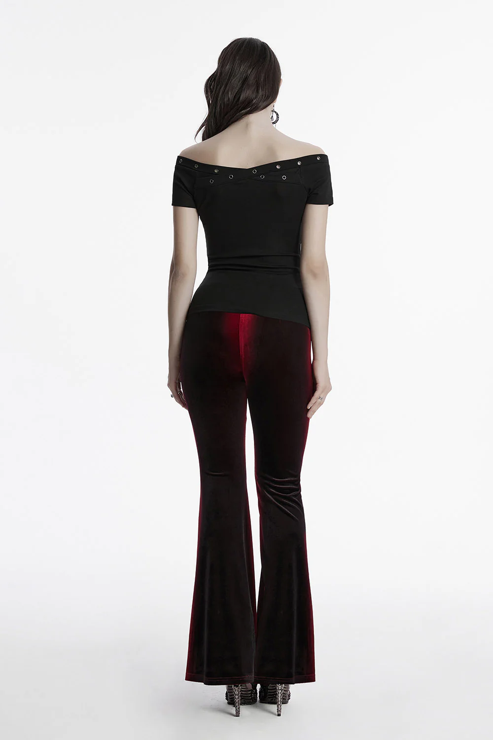 90s Goth Off-the-Shoulder Top - Image 4