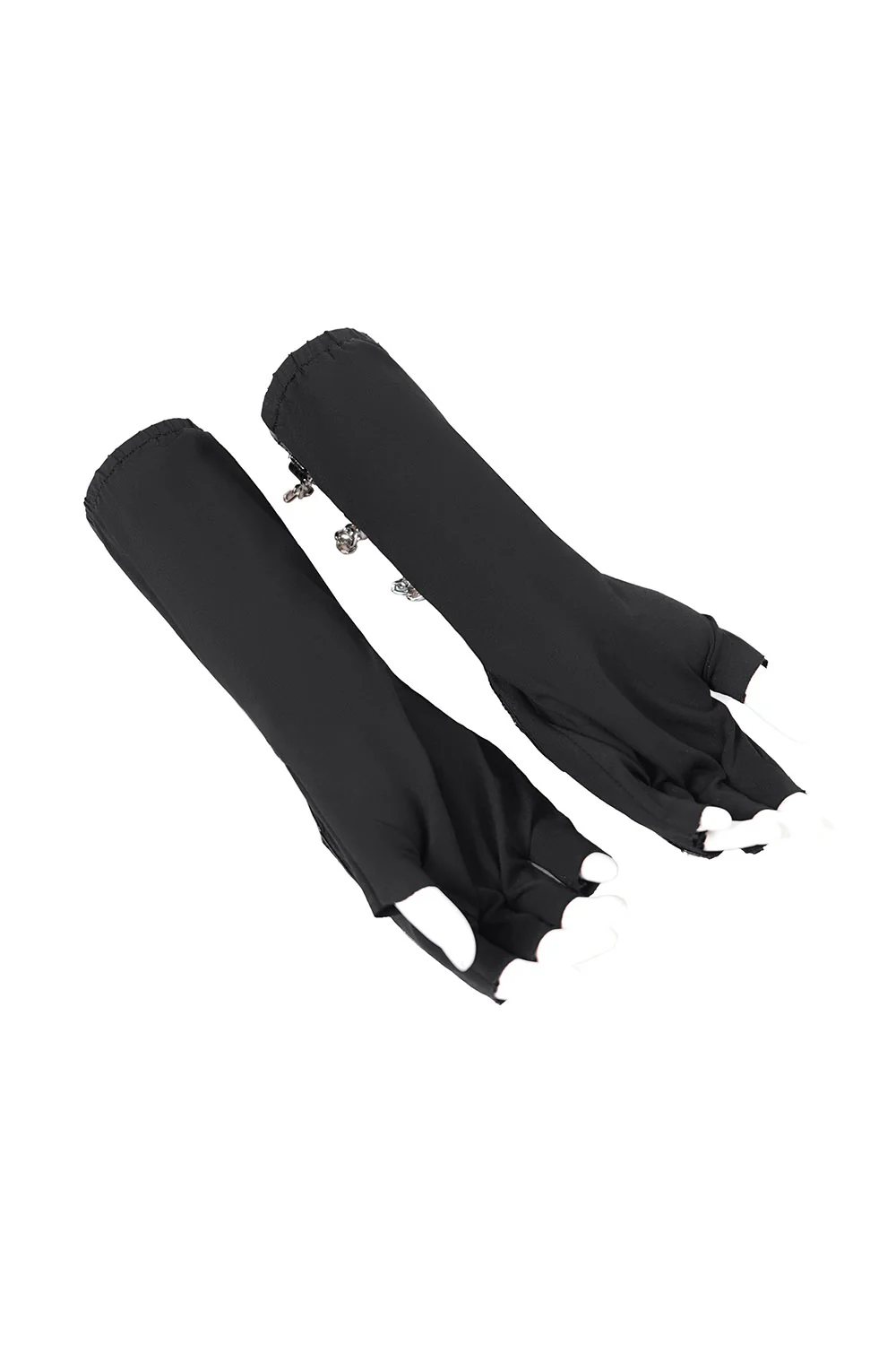 90s Grunge Goth Fingerless Gloves - Image 6
