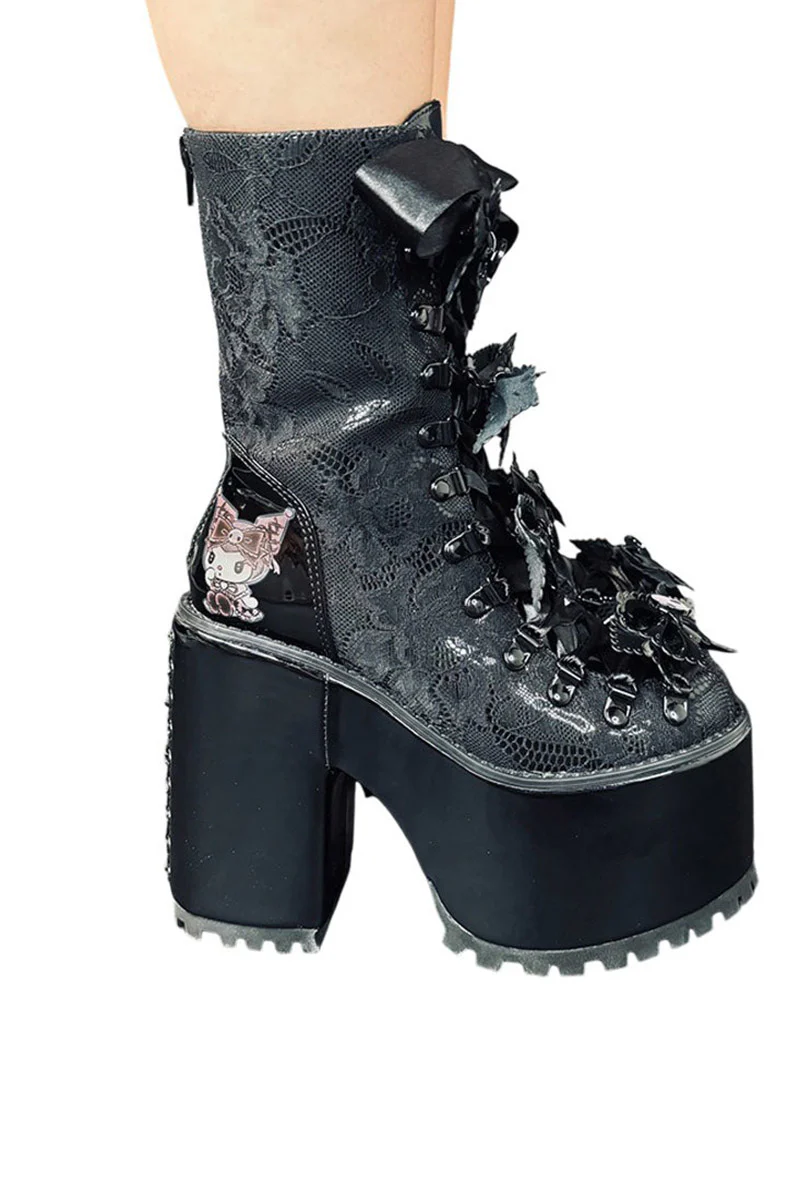 Absinthe Kuromi Platform Boots - Image 3