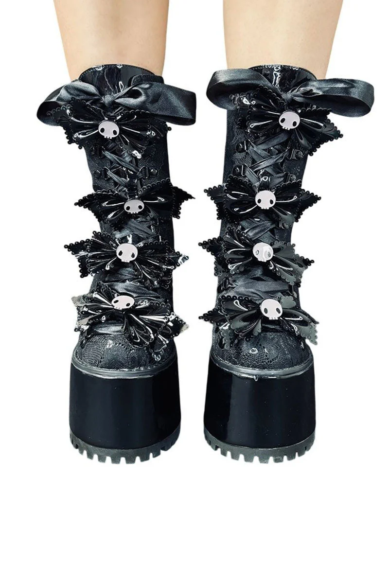 Absinthe Kuromi Platform Boots - Image 4