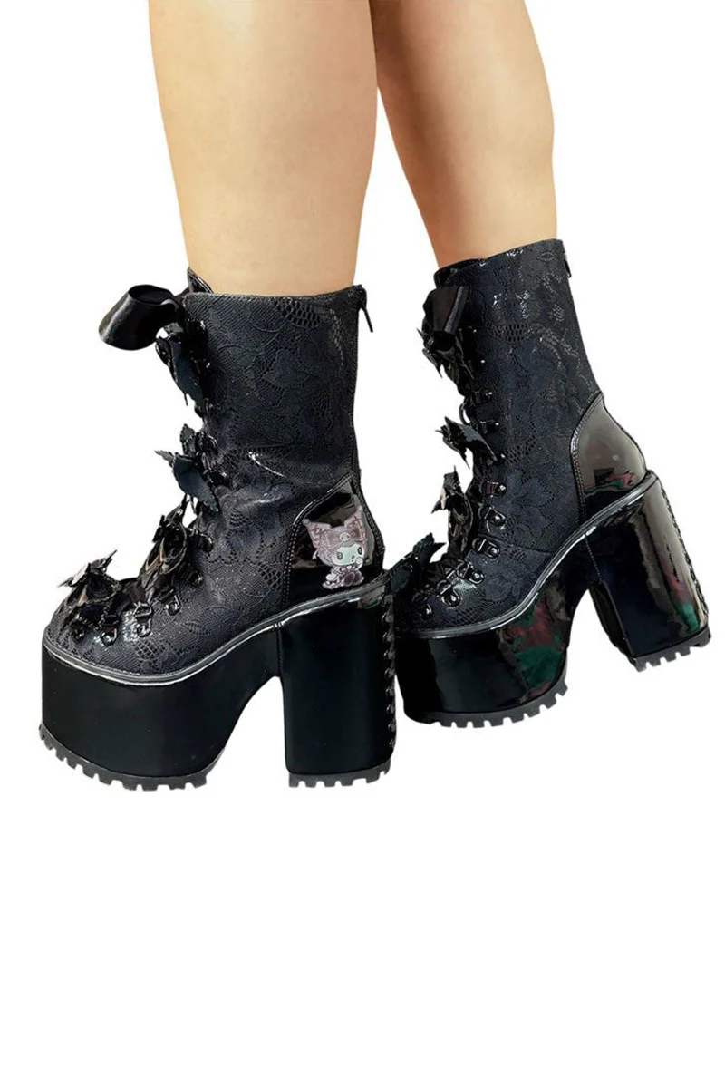Absinthe Kuromi Platform Boots - Image 6