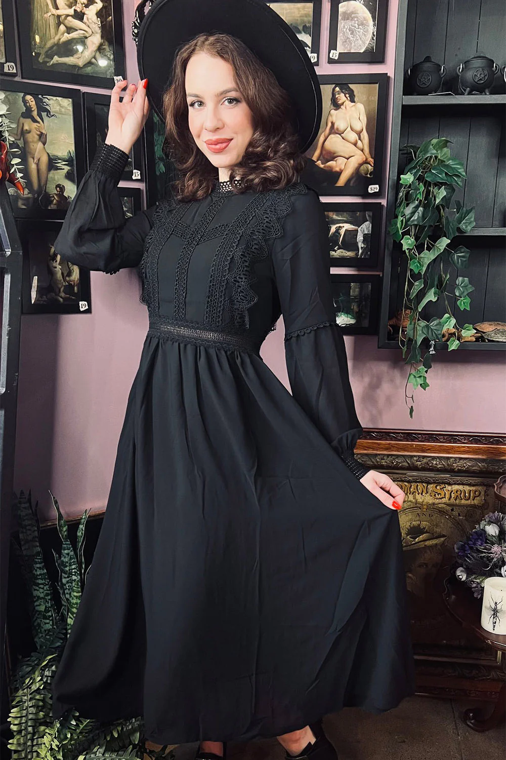 Agatha - Lightweight Boho Witchy Dress - Image 2
