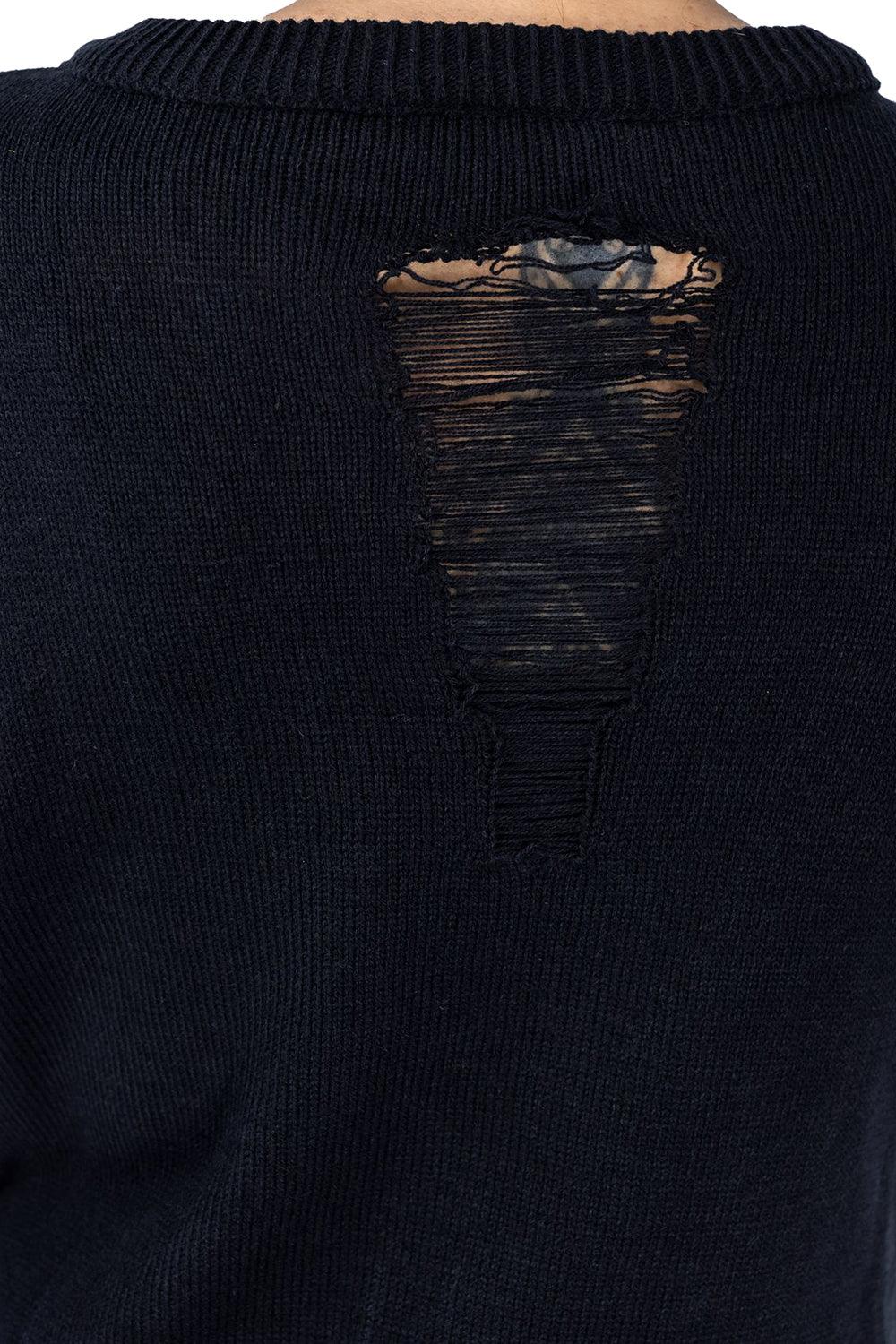 Akela Cropped Sweater Top - Image 7