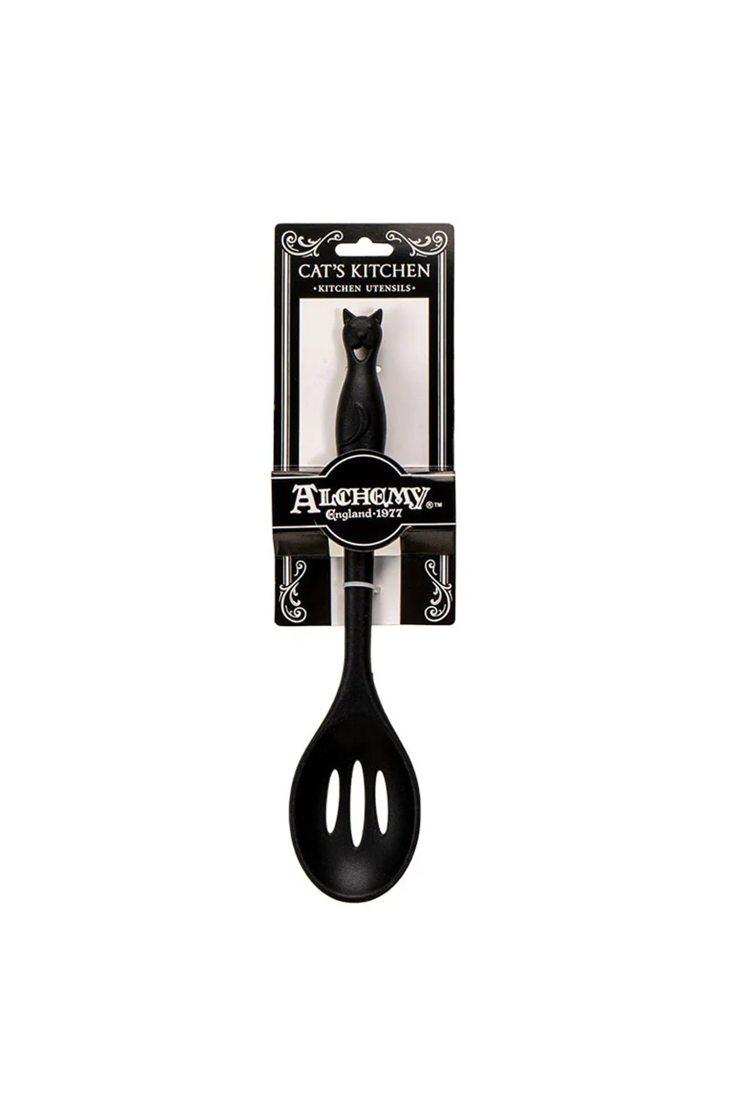Alchemy Gothic Cat's Kitchen Slotted Spoon - Image 4