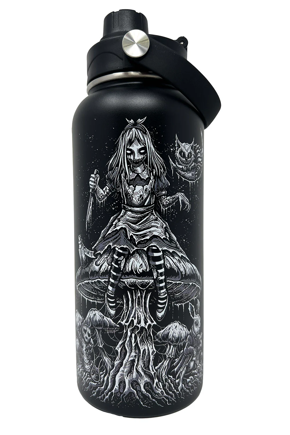 Alice Down The Rabbit Hole 32oz Water Bottle - Image 6