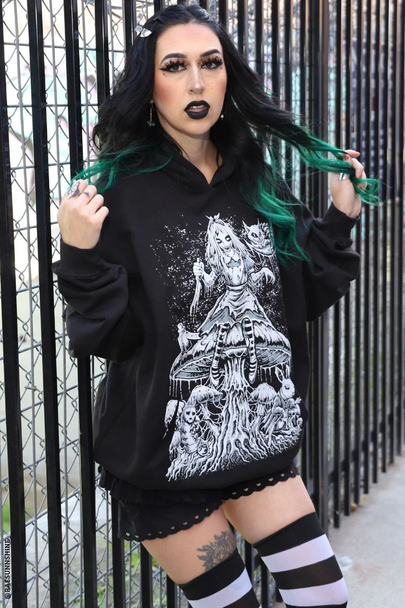 Alice Down The Rabbit Hole Hoodie - Image 11