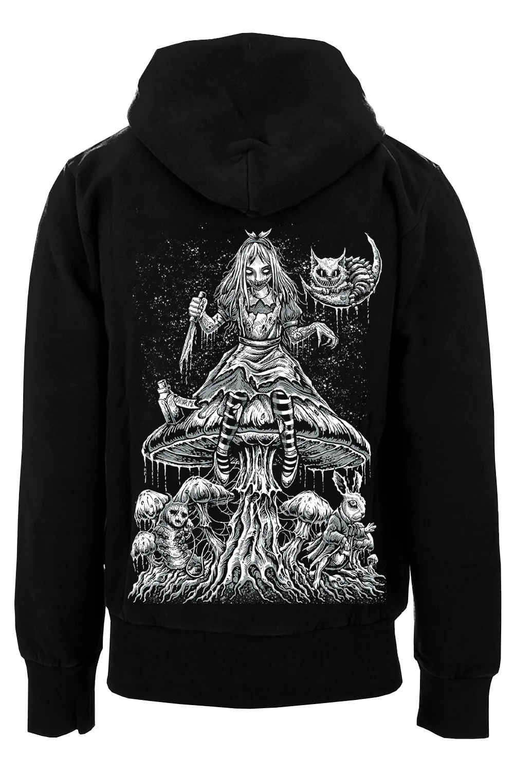 Alice Down The Rabbit Hole Hoodie - Image 2