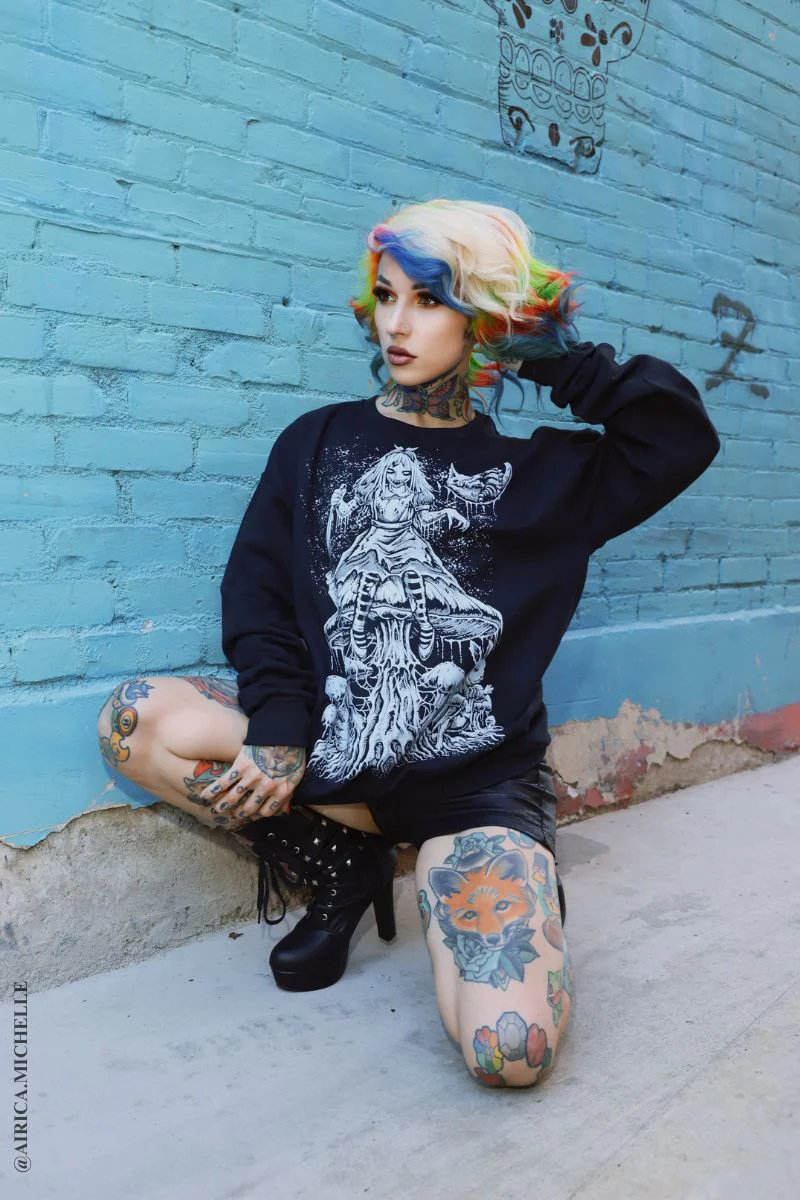 Alice Down The Rabbit Hole Sweatshirt - Image 8
