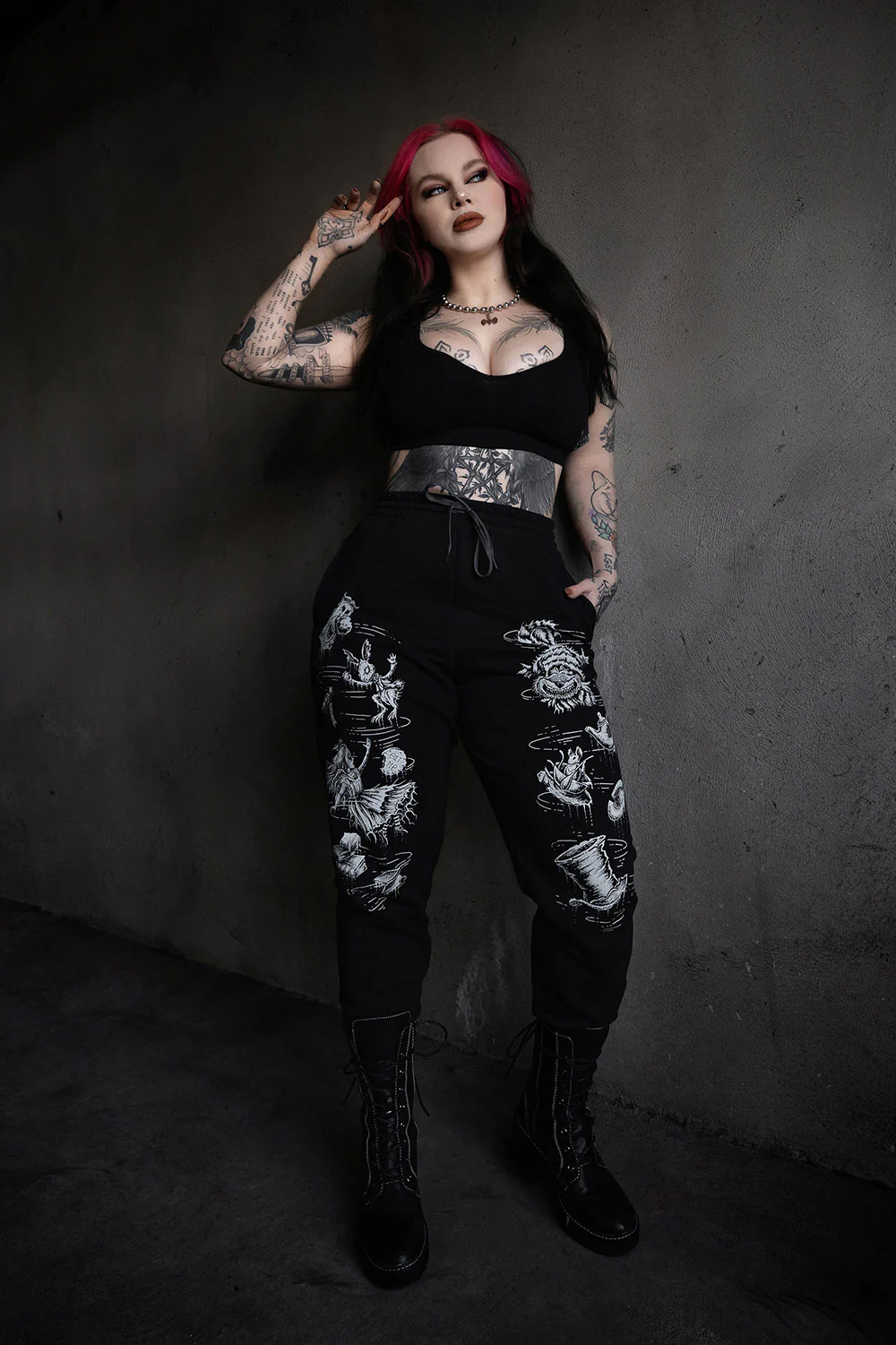 Alice In Wonderland Joggers - Image 3
