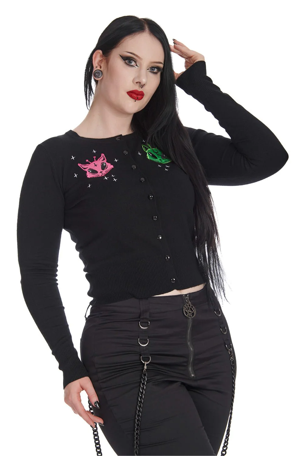 Alien Pink Space Cardigan - Image 3