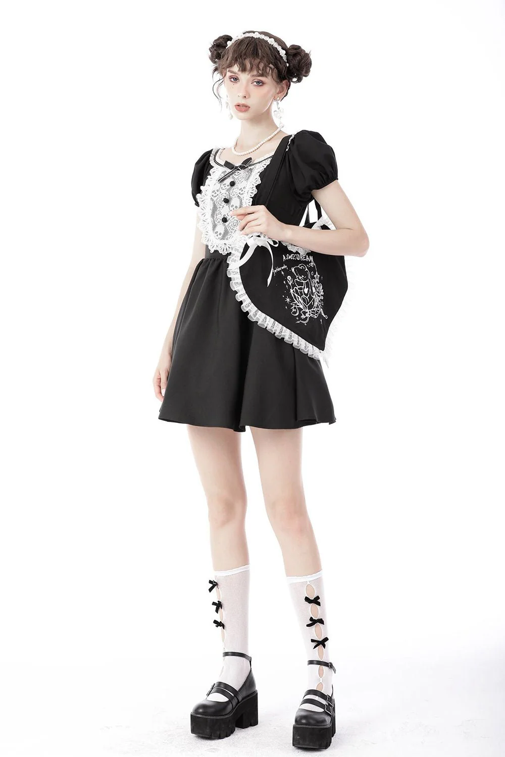Always Sleepy Lolita Heart Bag - Image 2