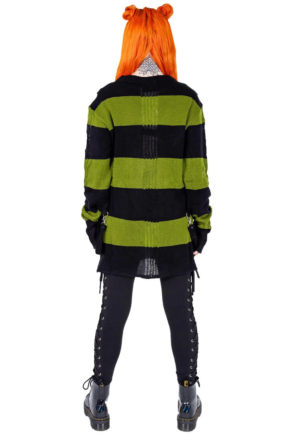 Amalric Jumper Sweater [Black/Green] - Image 6