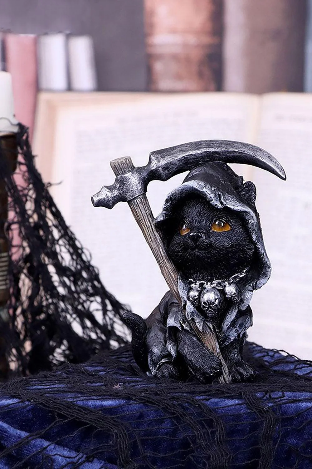 Amara Grim Reaper Cat Figurine - Image 2
