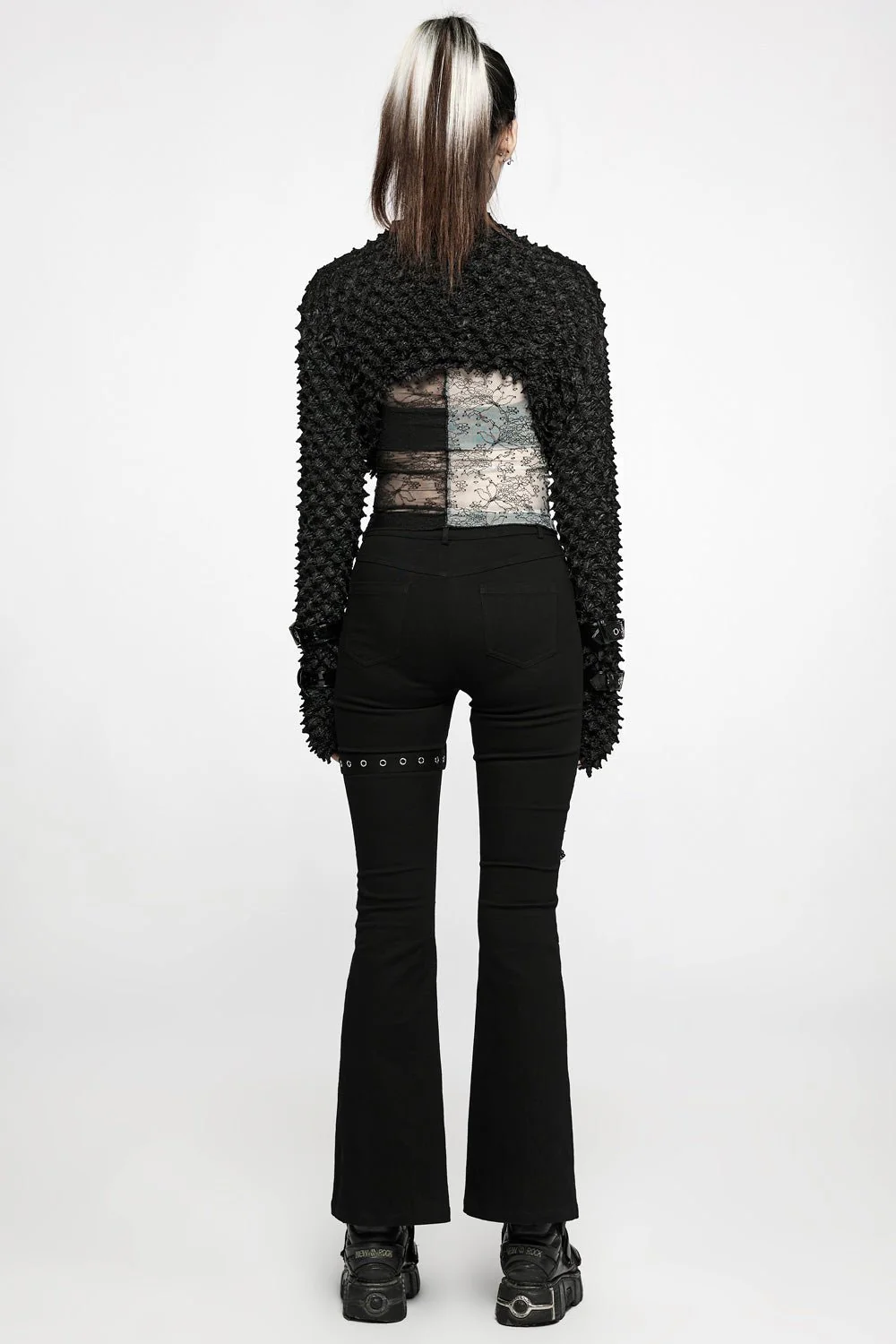 Amphetamine Lace Flare Pants - Image 4