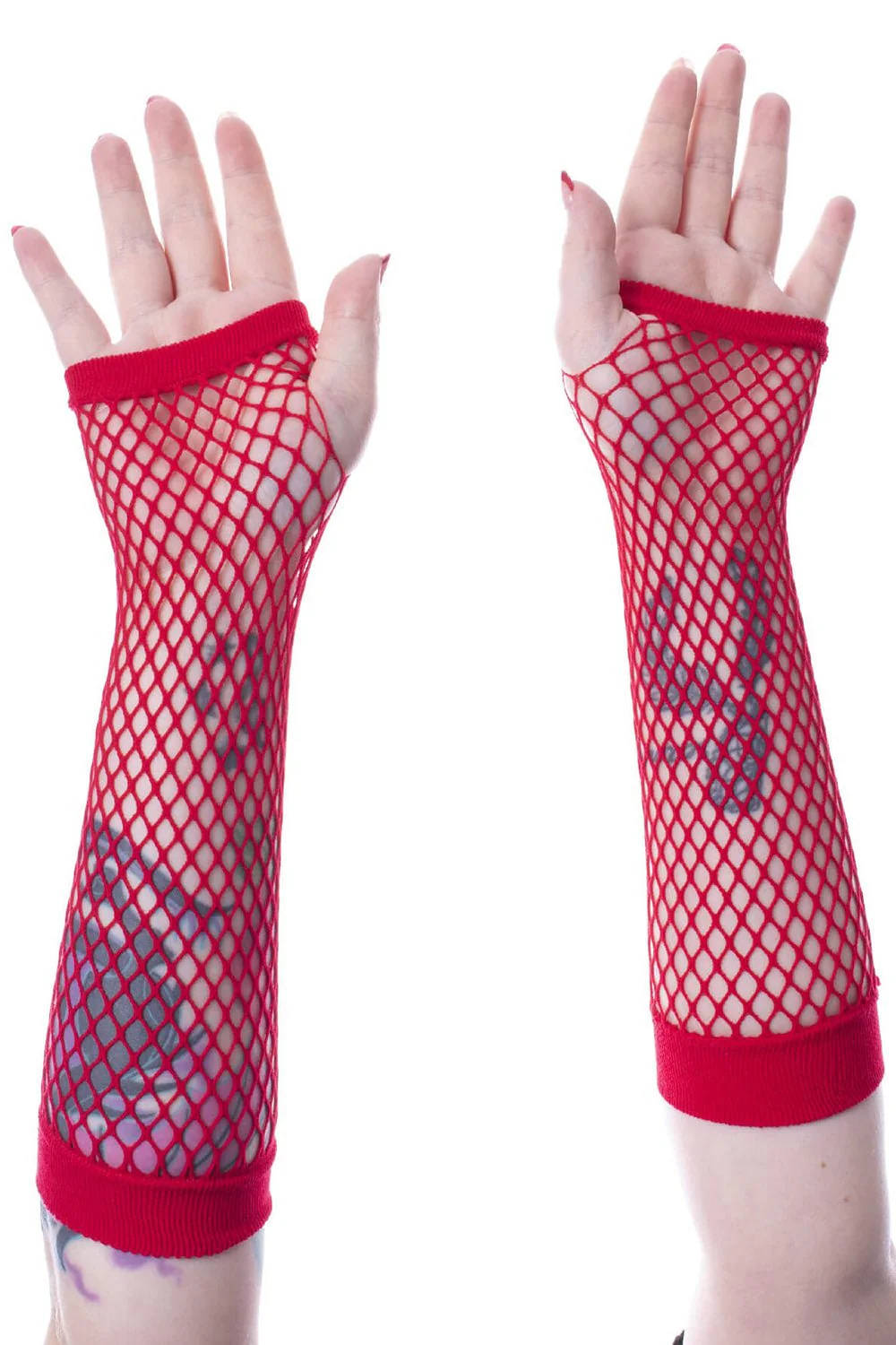 Andar Mesh Gloves [RED] - Image 2