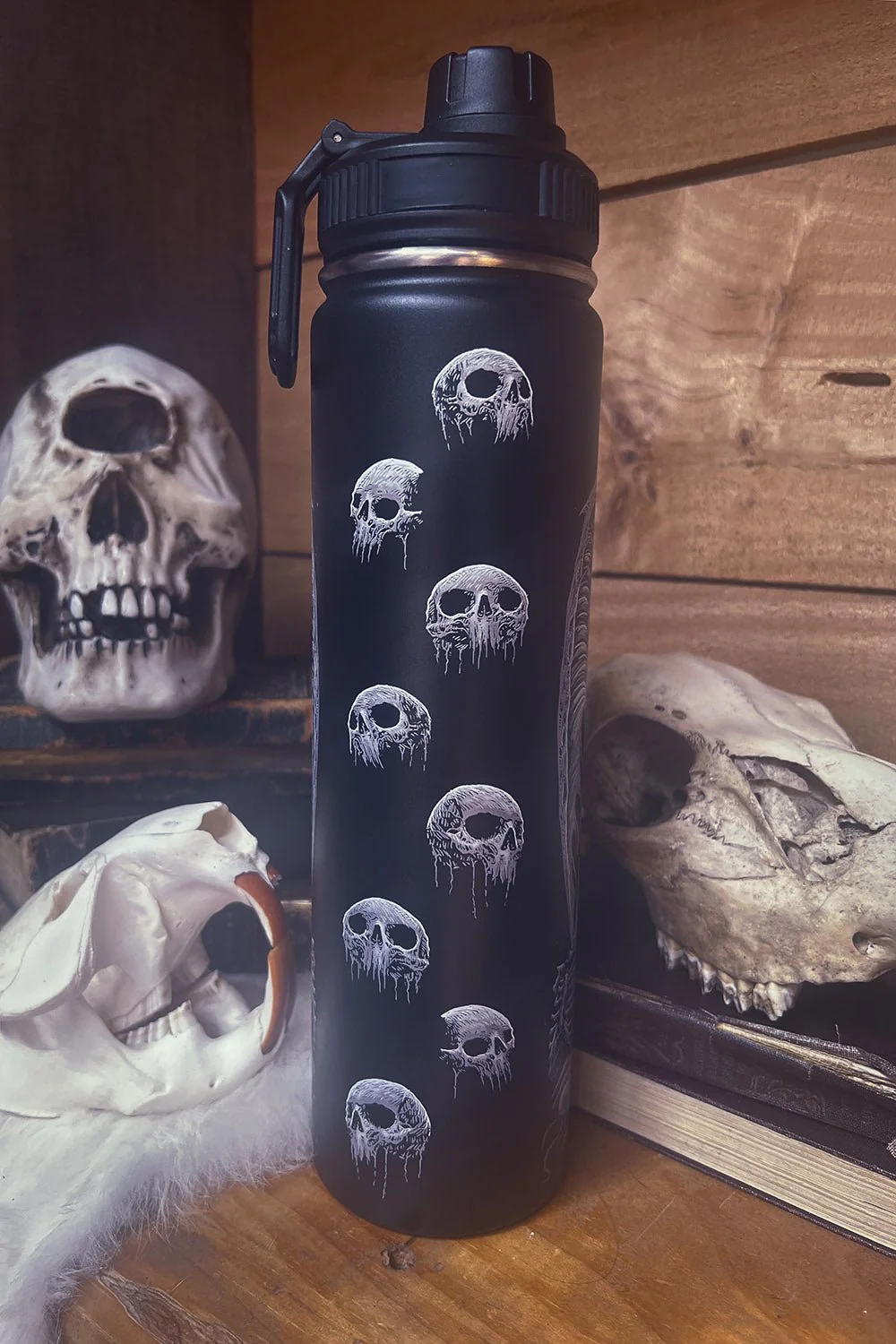 Angel of Death 24 Oz Water Bottle Tumbler - Image 5