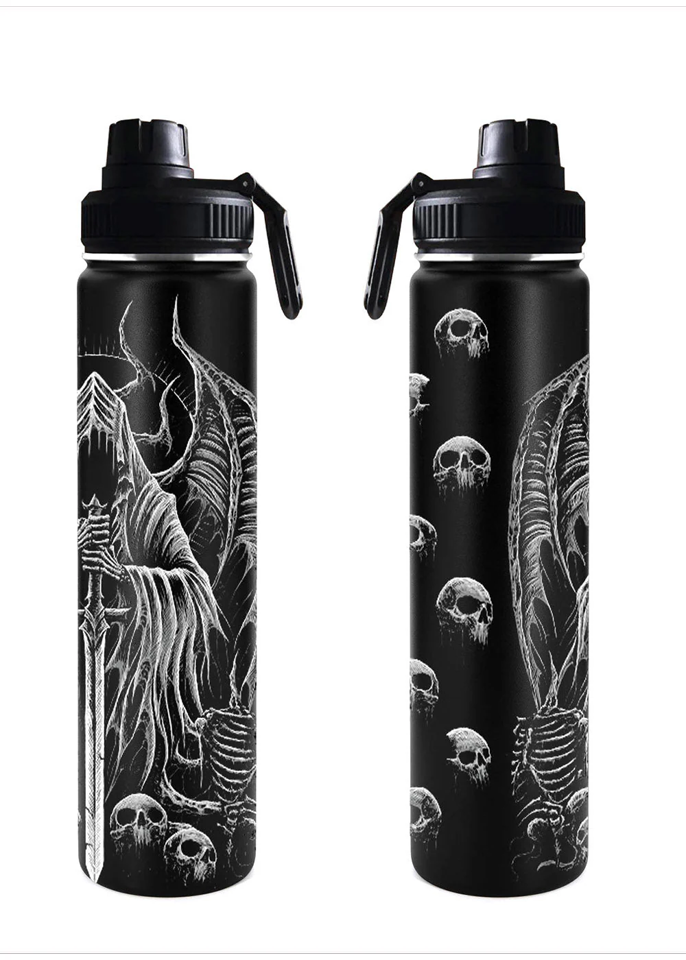 Angel of Death 24 Oz Water Bottle Tumbler - Image 7