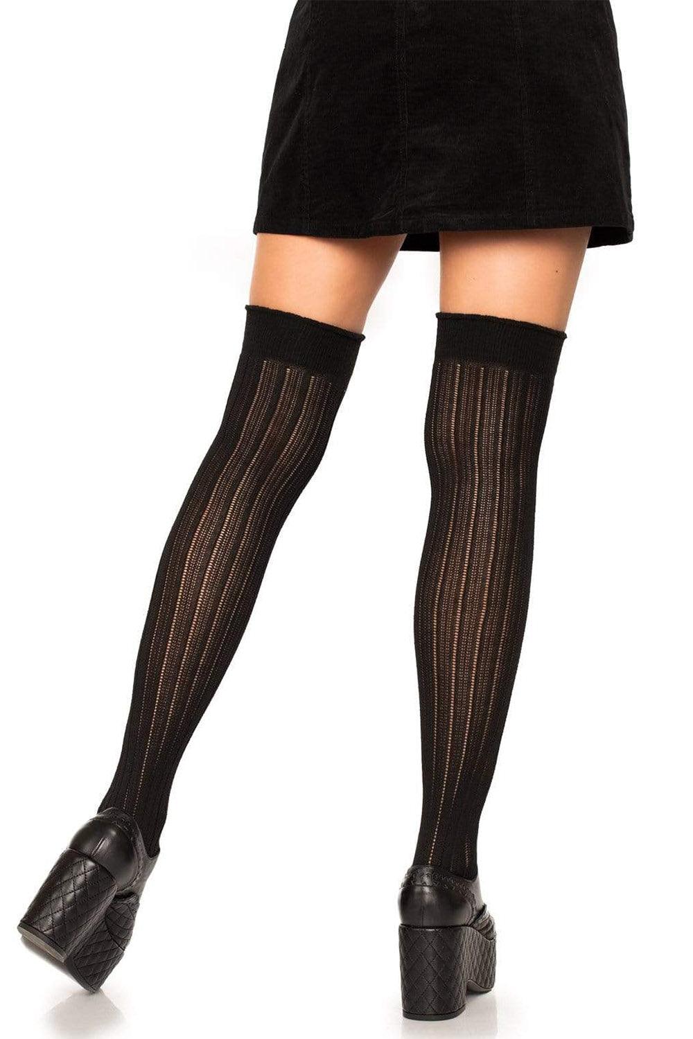 Angie Rib Knit Knee Socks - Image 2