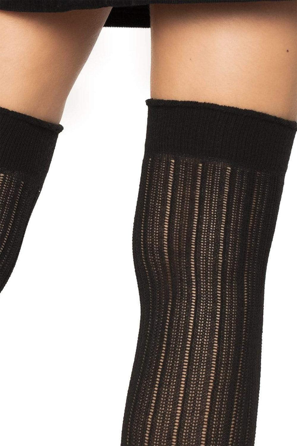 Angie Rib Knit Knee Socks - Image 4