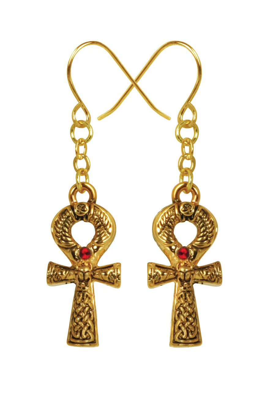 Ankh Earrings