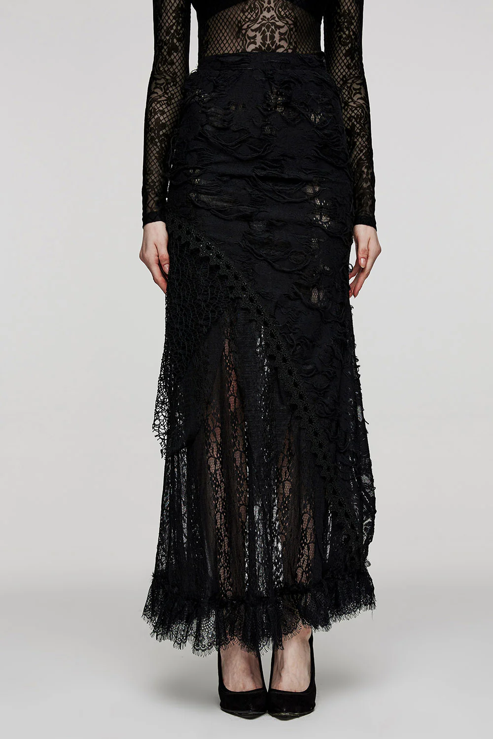 Annabel Lee Tattered Lace Skirt