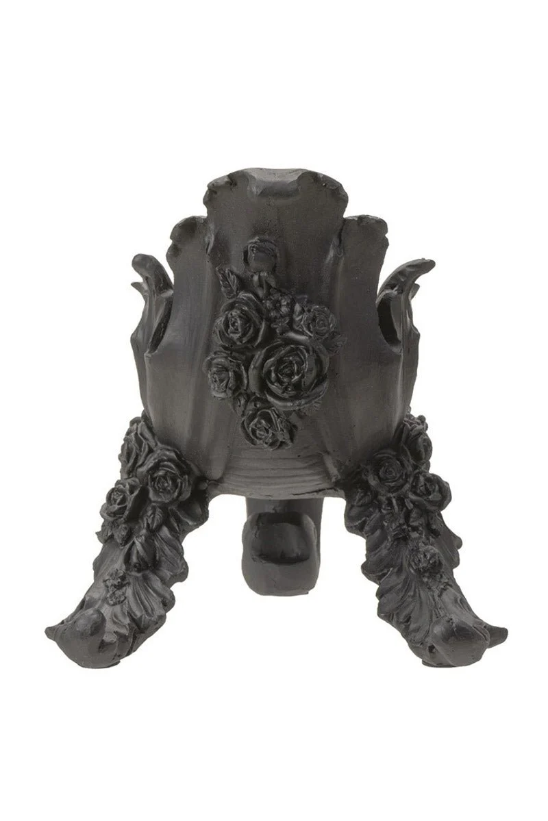 Antique Rose Wine Bottle Holder [Black] - Image 4