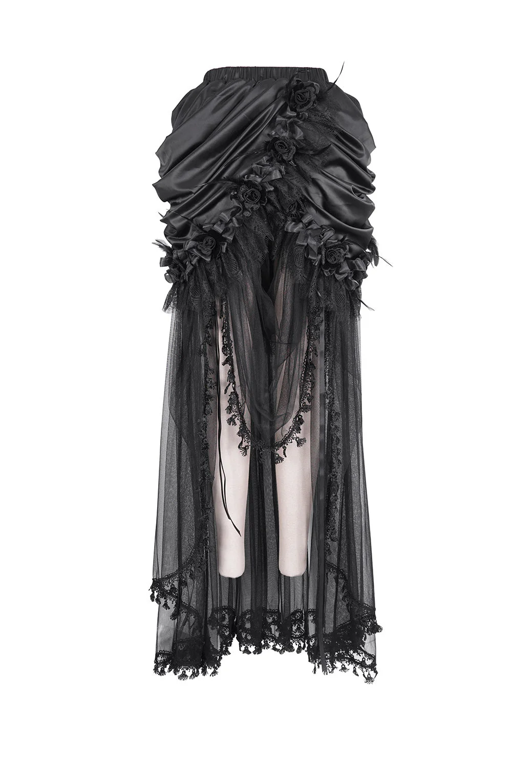 Antoinette Gothic Bustle Skirt with Train - Image 7