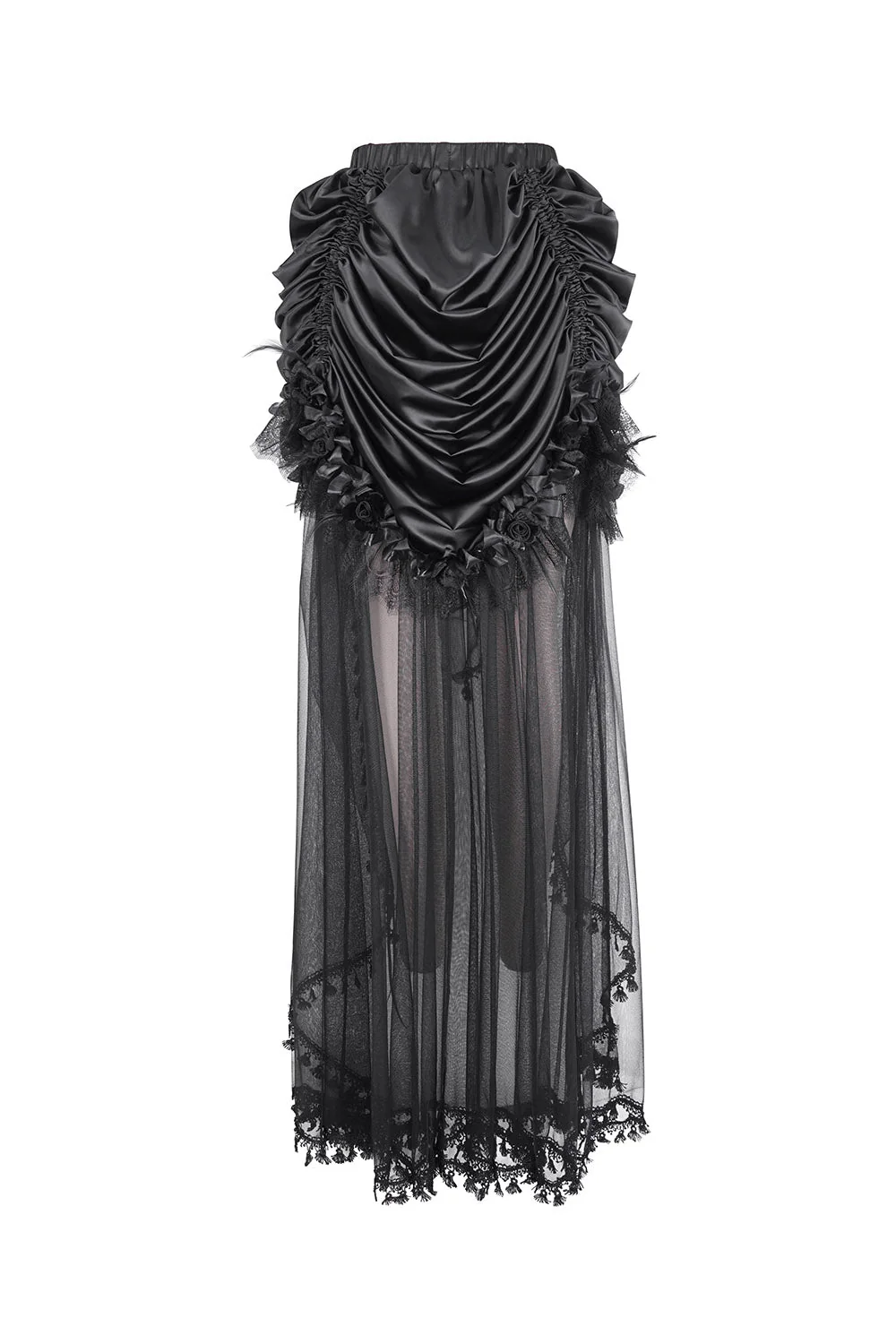 Antoinette Gothic Bustle Skirt with Train - Image 8