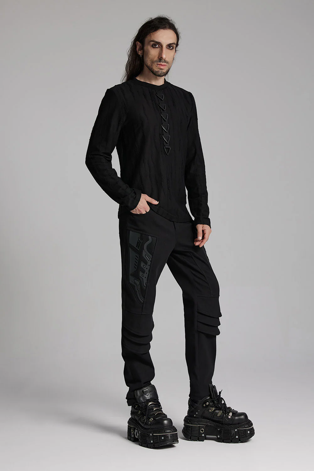 Arachne Shredded Long Sleeve Top - Image 6
