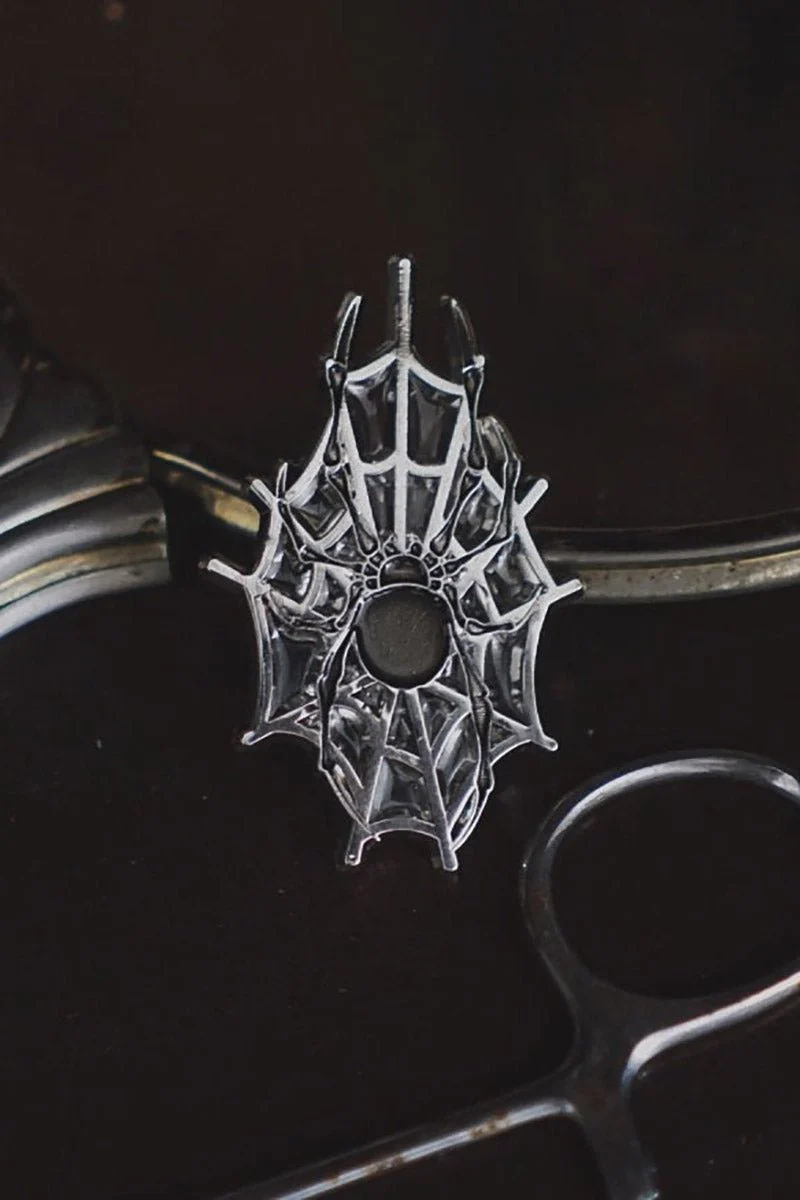 Arachnophobia Enamel Pin