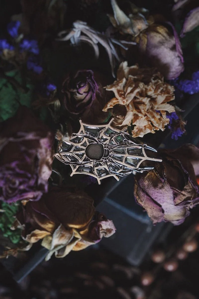 Arachnophobia Enamel Pin - Image 3