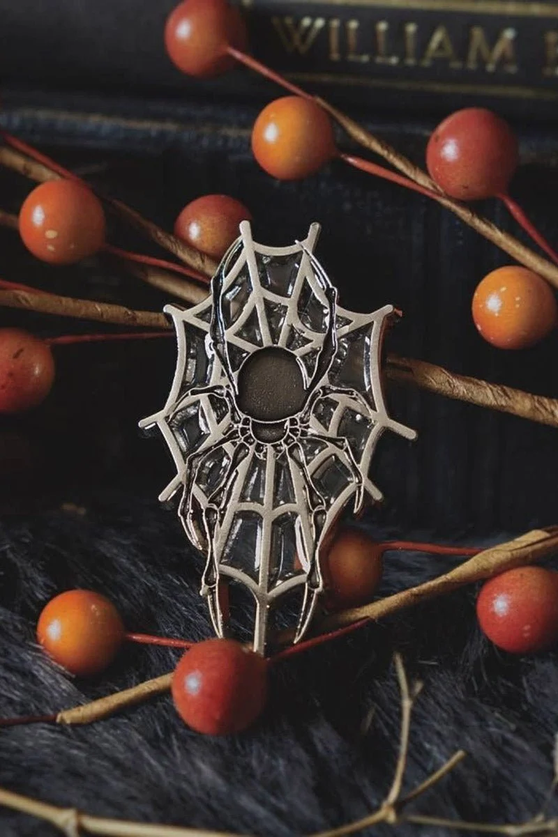 Arachnophobia Enamel Pin - Image 4