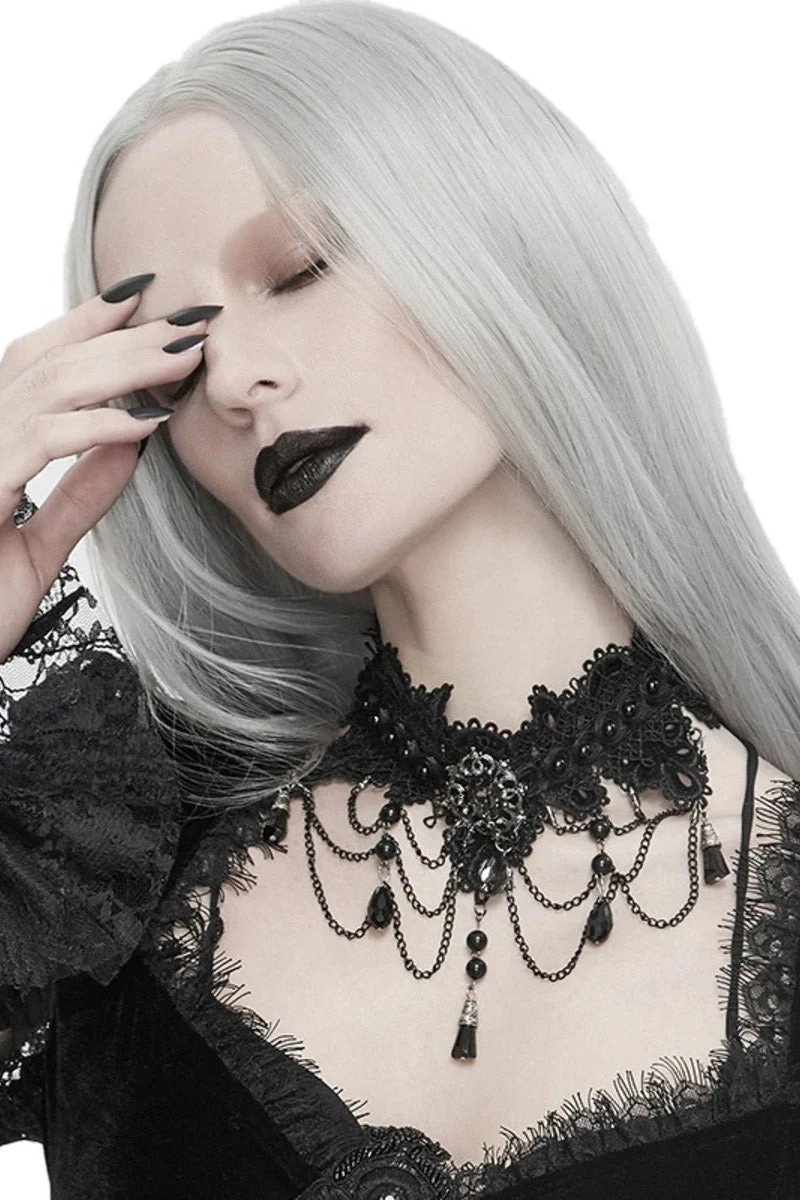 Art Deco Death Gothic Choker - Image 4
