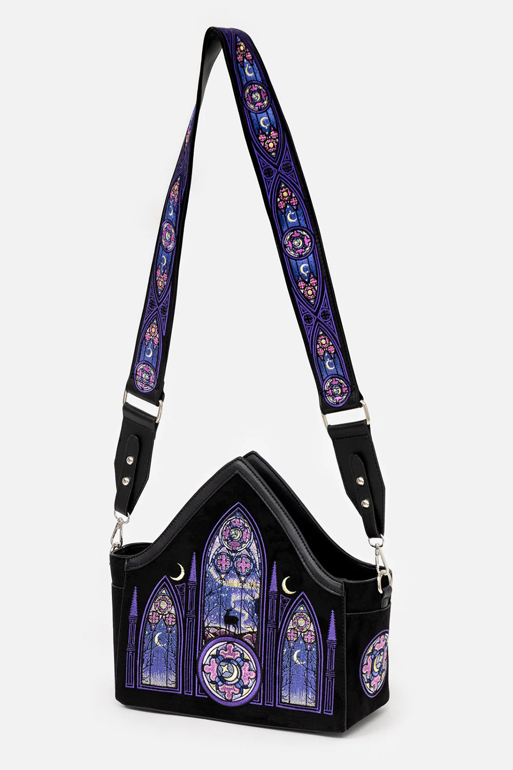Aurora Cross Body Bag Northern Lights Embroidery - Image 6