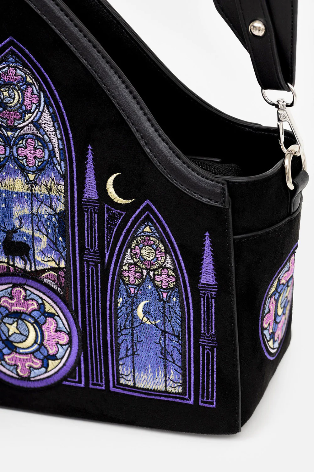 Aurora Cross Body Bag Northern Lights Embroidery - Image 9
