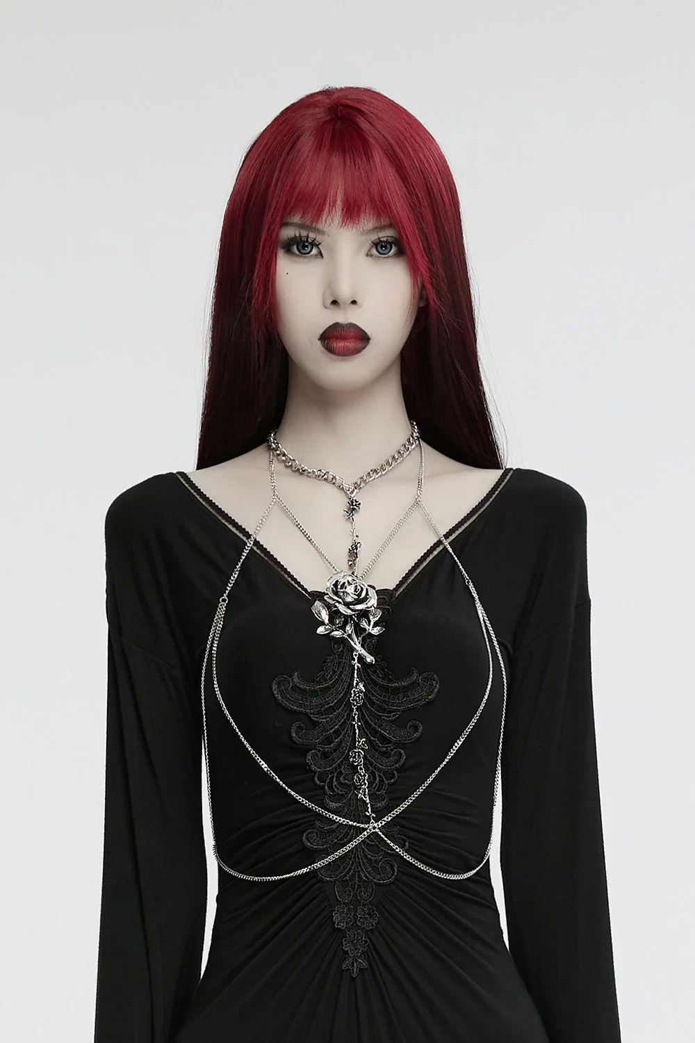 Aurora Rose Chain Chest Harness