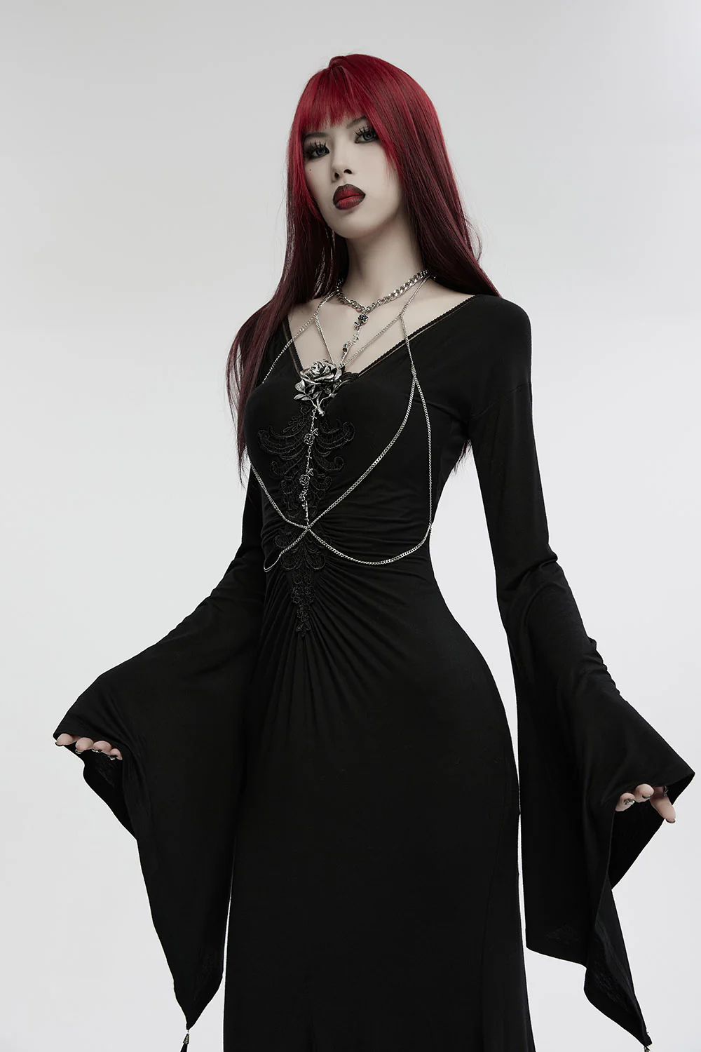 Aurora Rose Chain Chest Harness - Image 3
