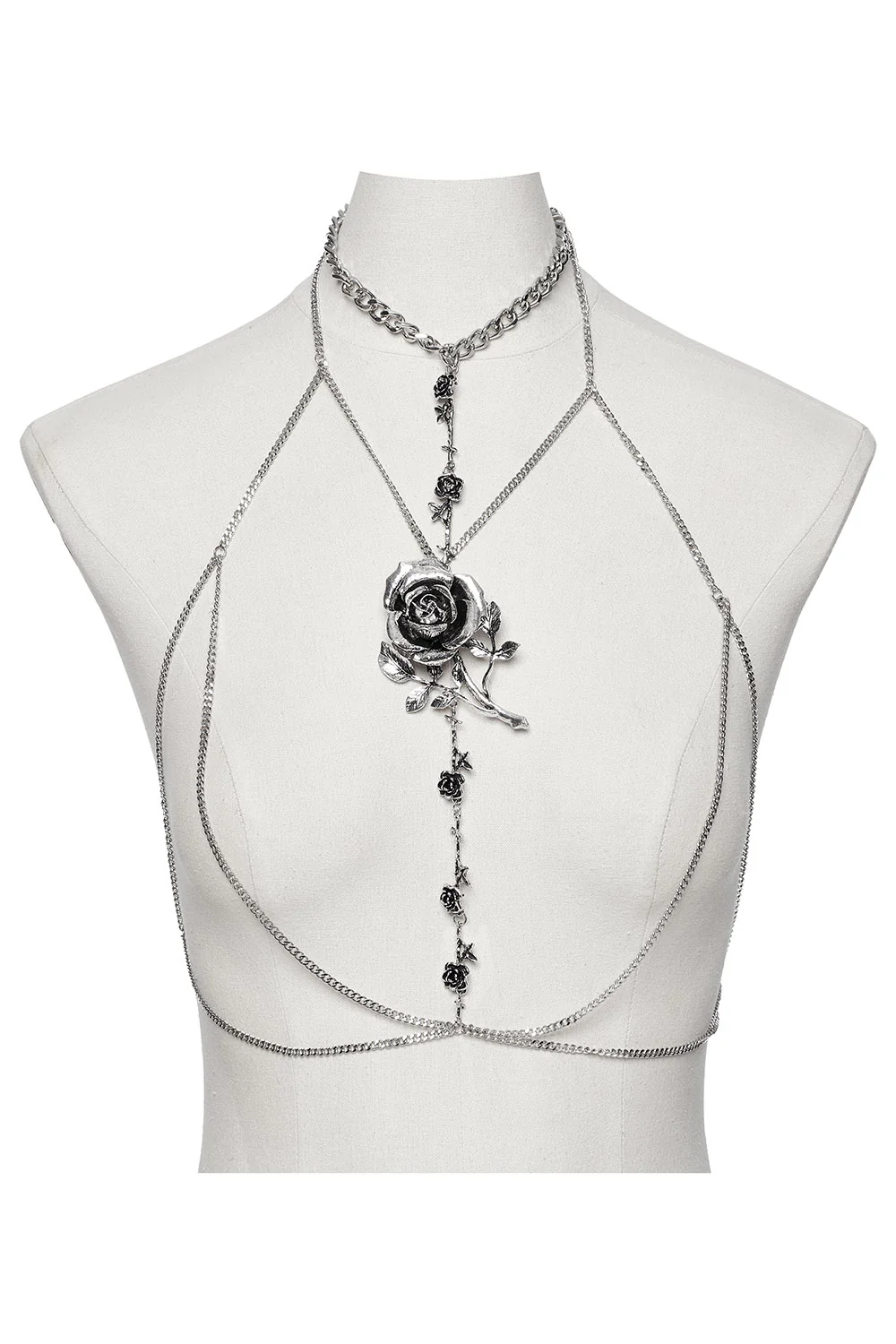 Aurora Rose Chain Chest Harness - Image 7