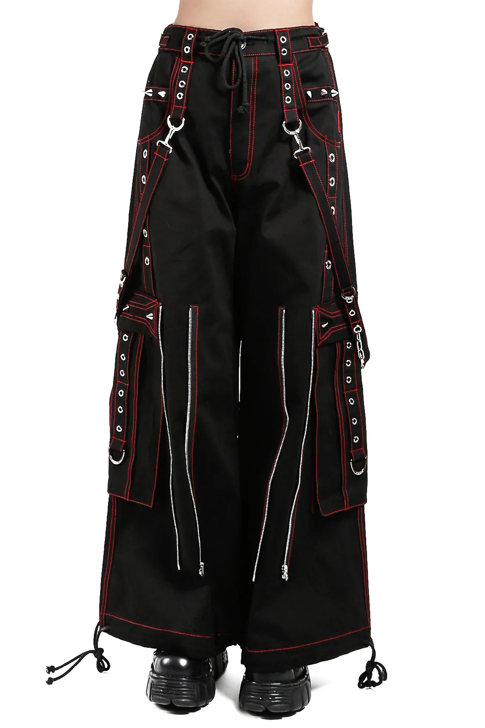 Tripp Back Up Skull Pants [Black w/ Red Skulls] - Image 5