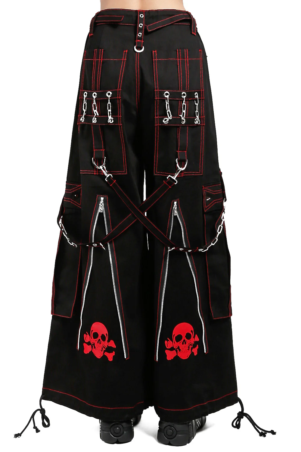 Tripp Back Up Skull Pants [Black w/ Red Skulls] - Image 6