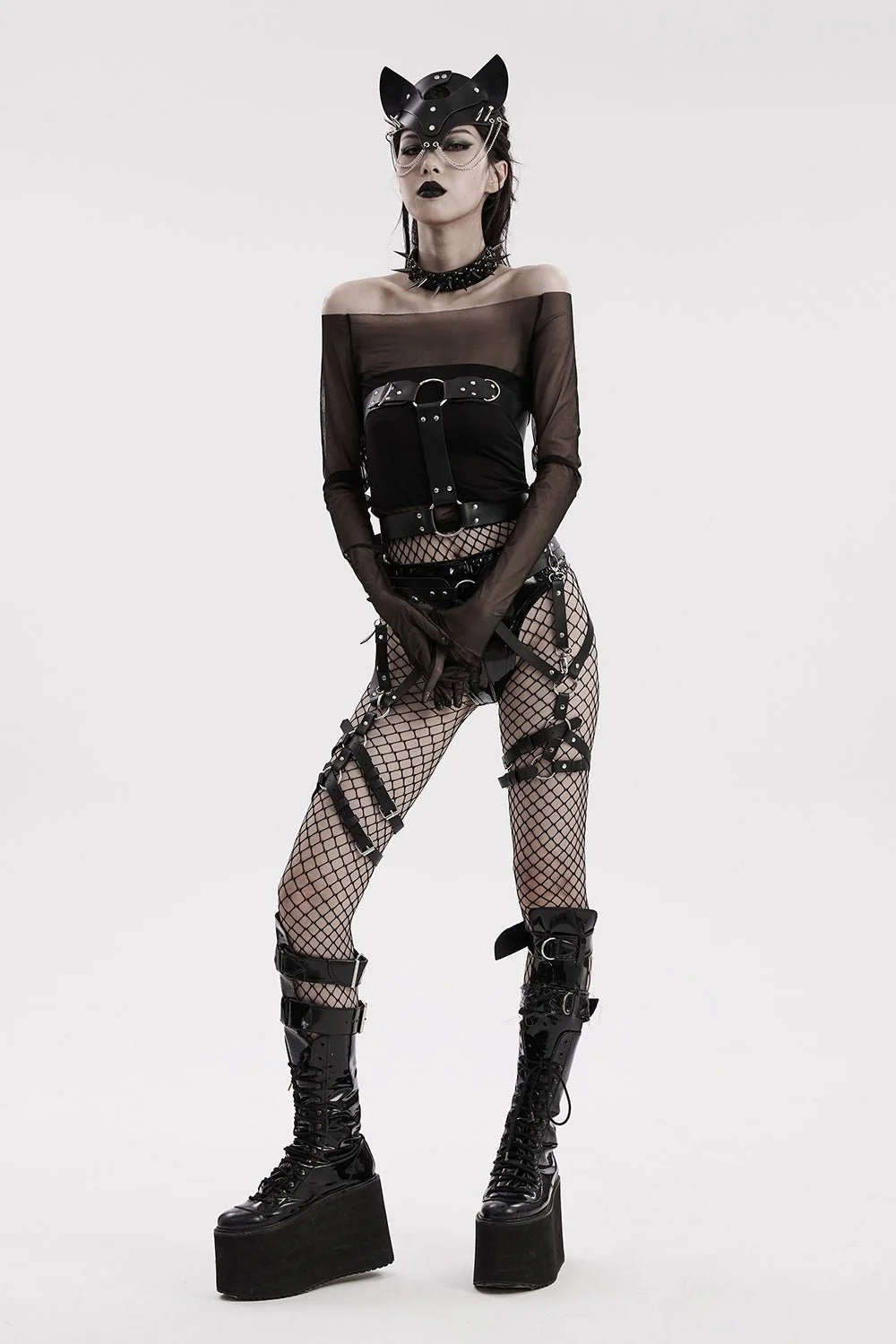 Bad Cat Leather Mask - Image 5