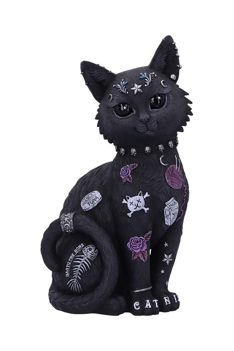 Bad to the Bone Cat Sculpture - Image 2