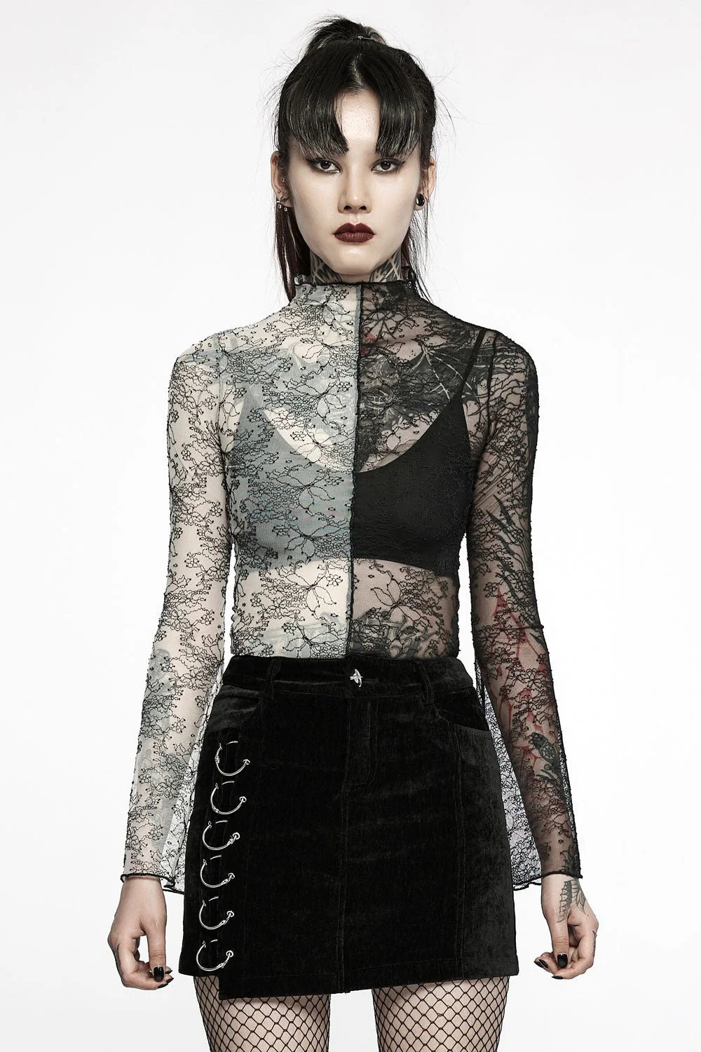 Baddiecore Velvet Mini Skirt - Image 2