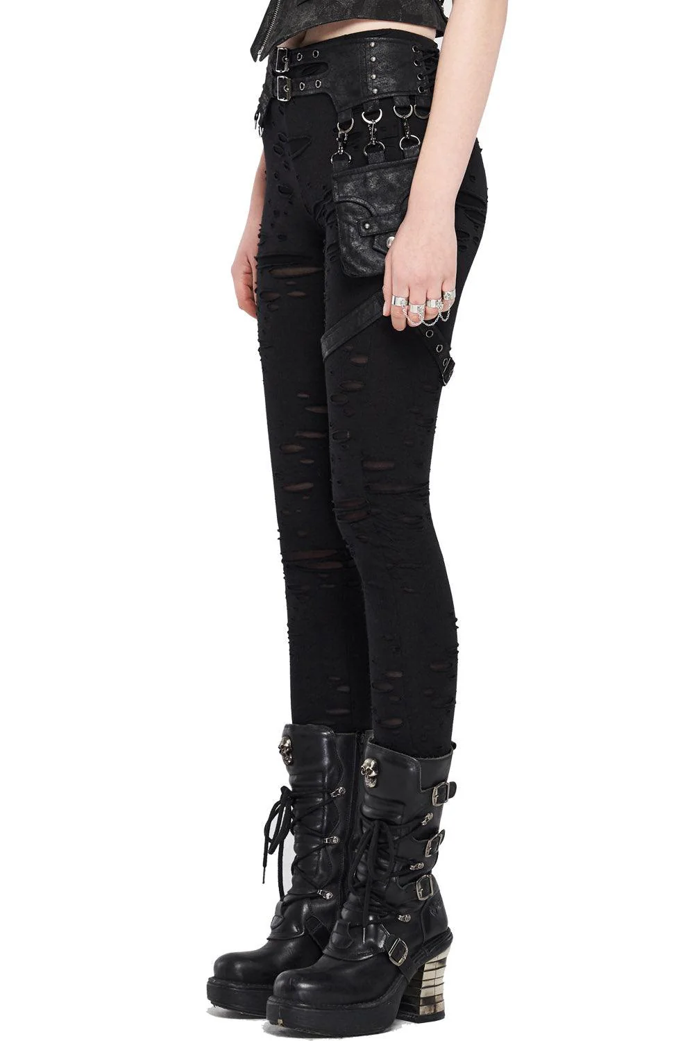 Badlands Distressed Leggings - Image 2