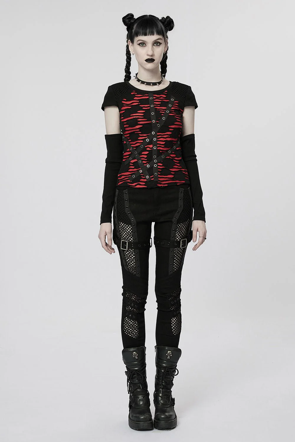 Barbie Blood Top Set [BLACK/RED] - Image 2