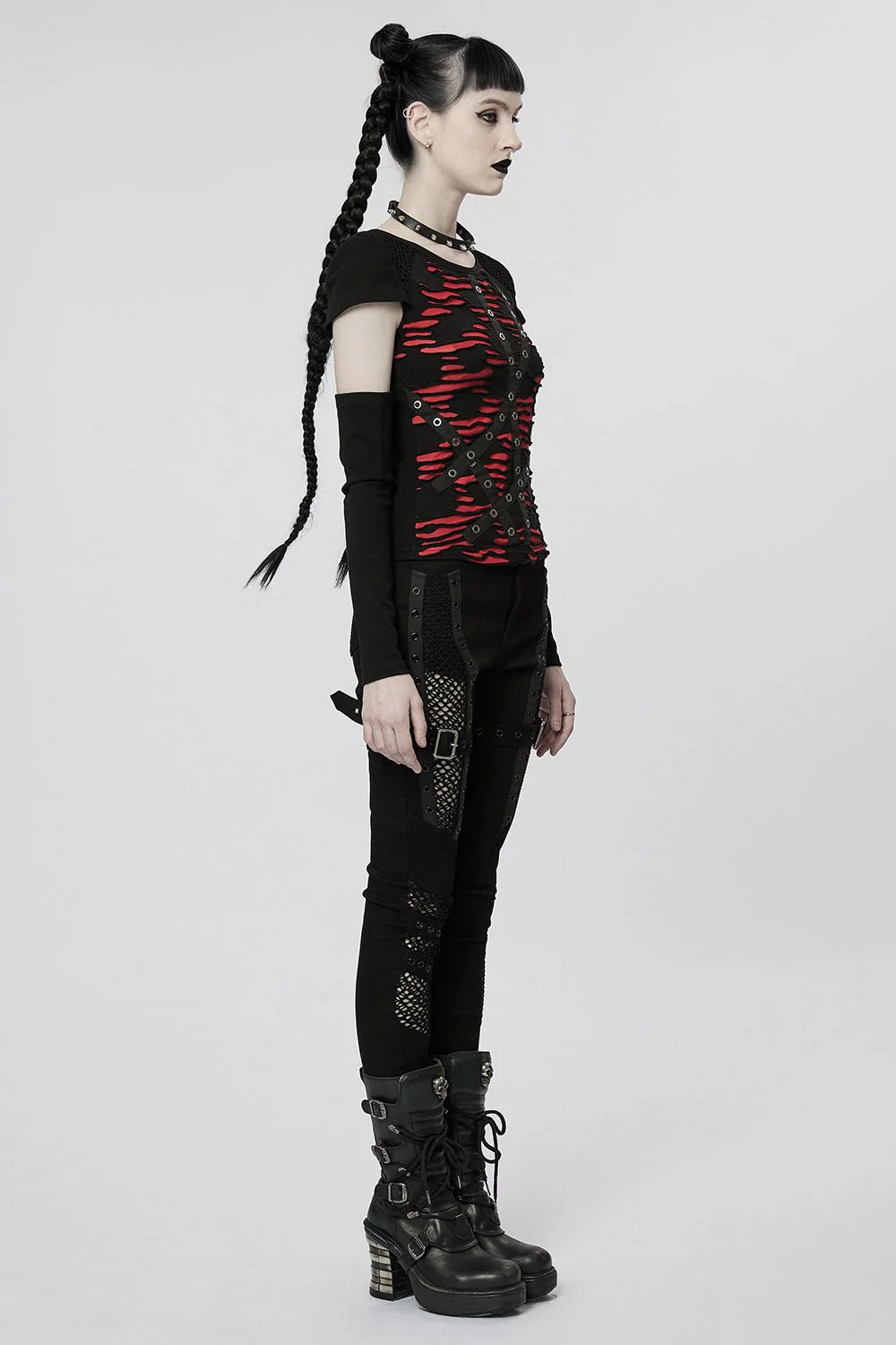 Barbie Blood Top Set [BLACK/RED] - Image 3