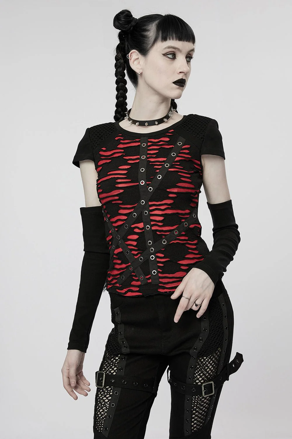 Barbie Blood Top Set [BLACK/RED] - Image 5