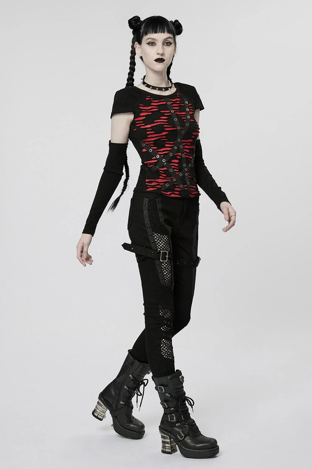 Barbie Blood Top Set [BLACK/RED] - Image 8
